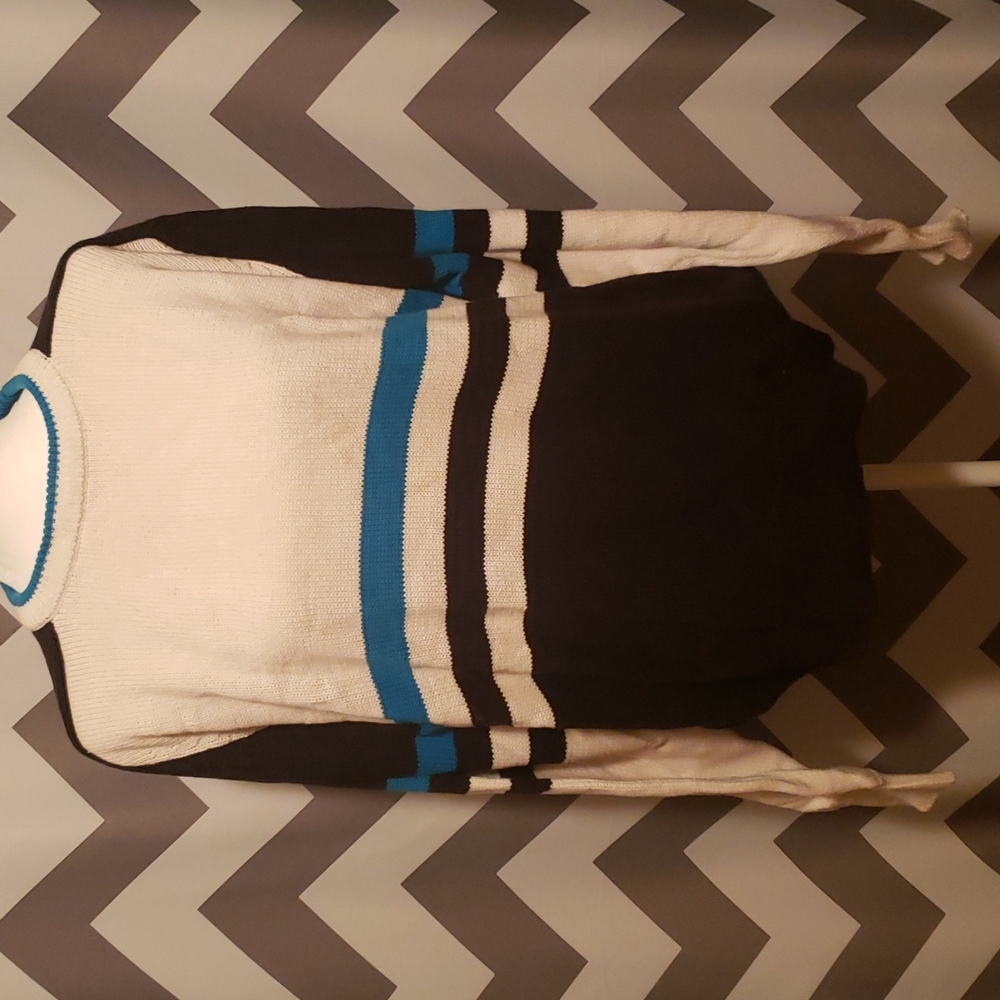 Vintage Colorblock Striped sweater